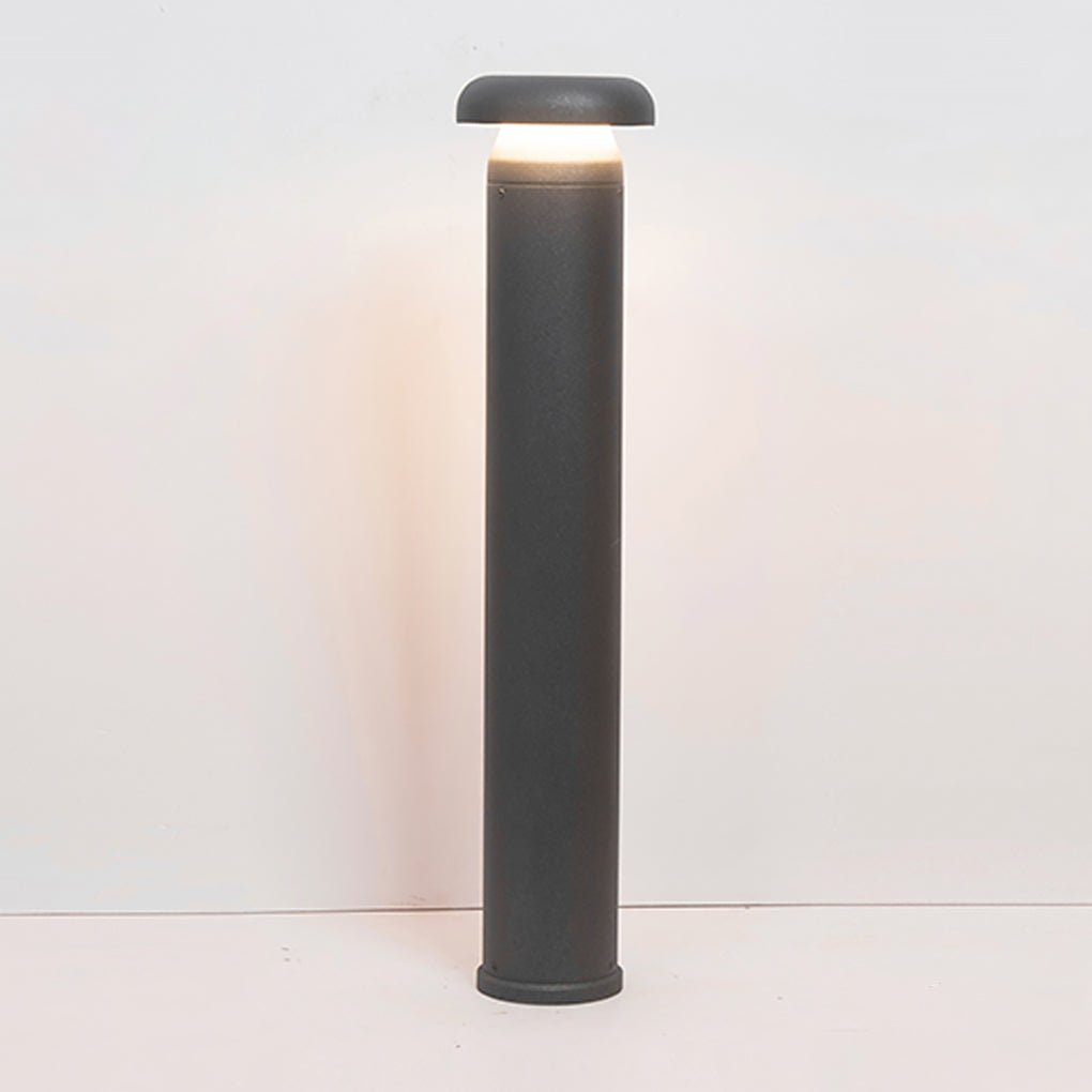 Modern Black Aluminum LED Landscape Path Light Waterproof Outdoor Garden Bollard Lamp 31 Inch
