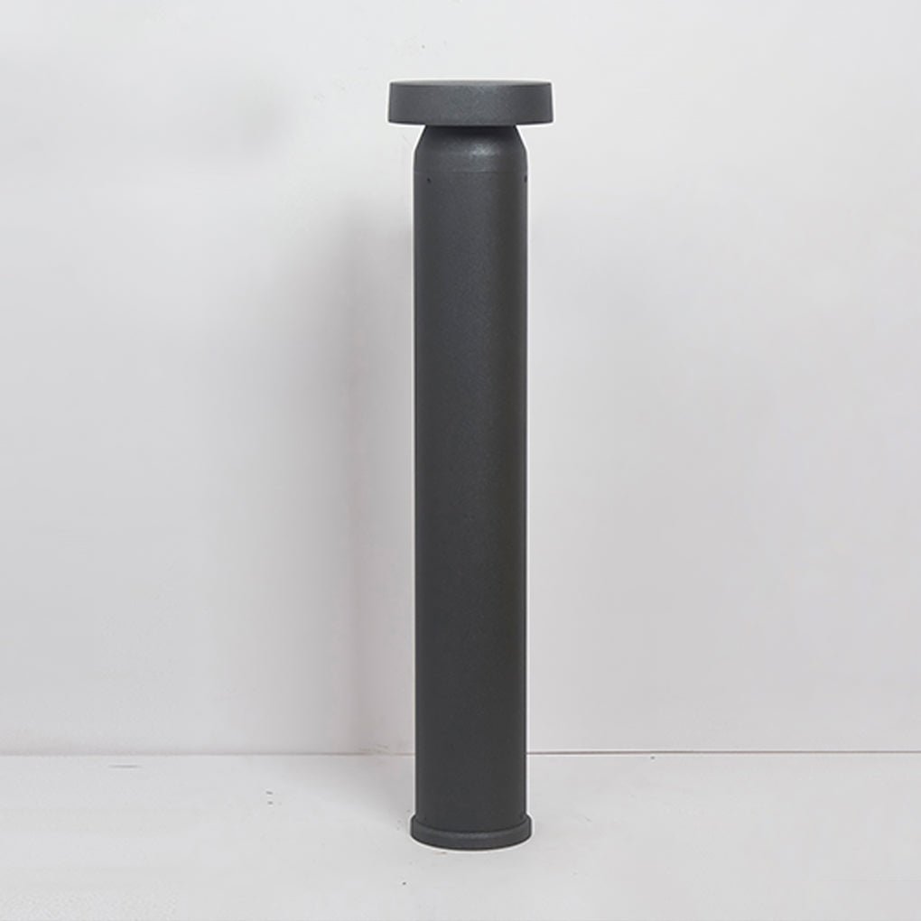 Modern Black Aluminum LED Landscape Path Light Waterproof Outdoor Garden Bollard Lamp 31 Inch