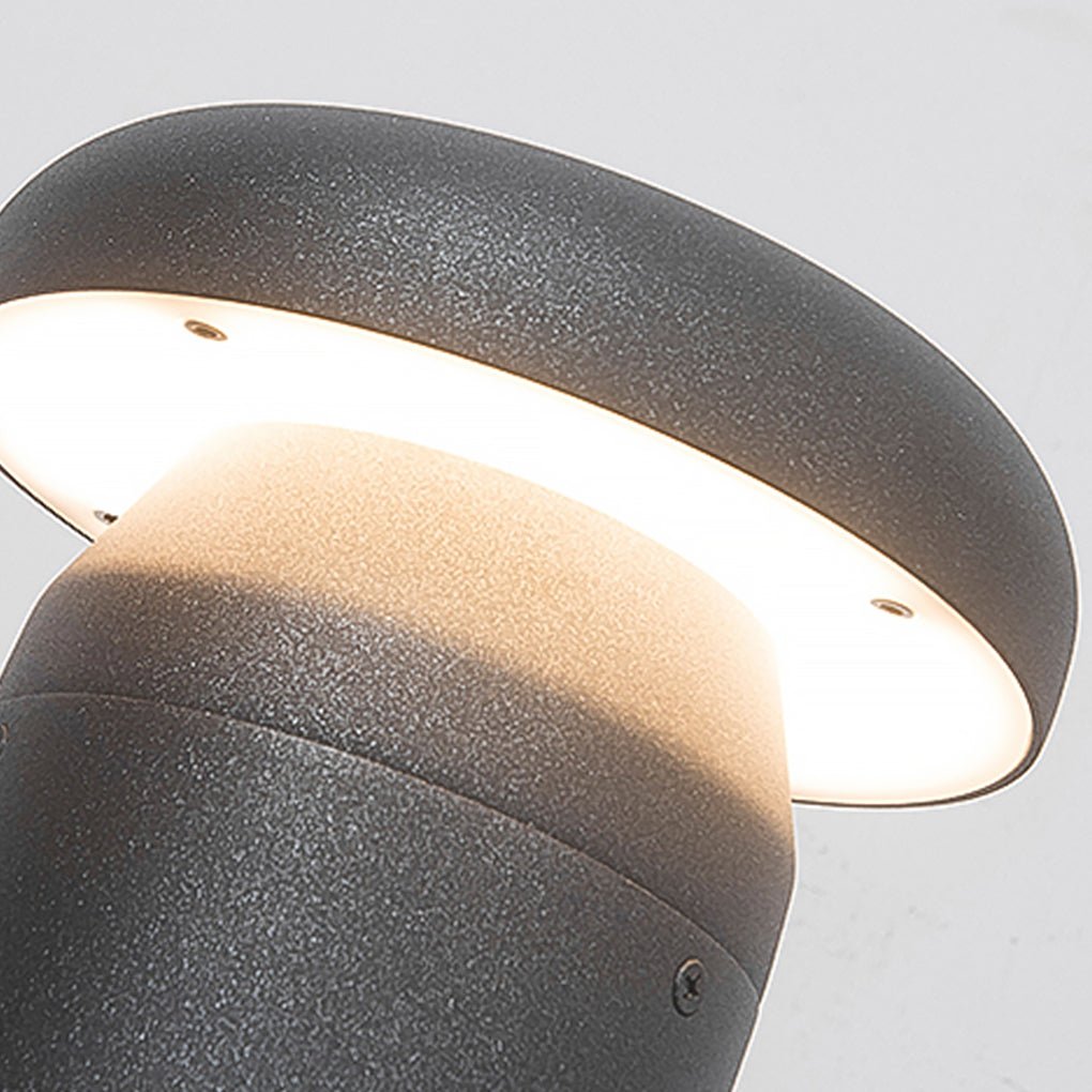 Modern Black Aluminum LED Landscape Path Light Waterproof Outdoor Garden Bollard Lamp 31 Inch
