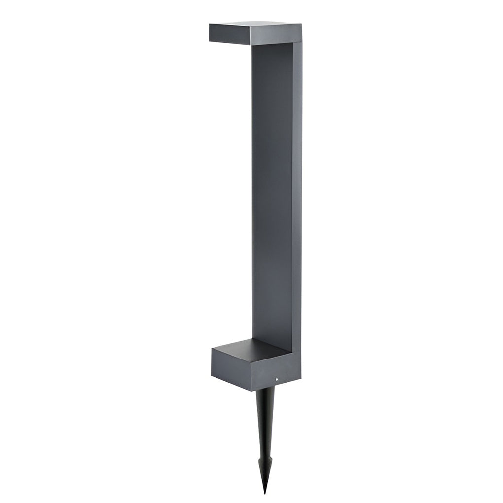 Modern Black Aluminum LED Outdoor Landscape Garden Path Bollard Light Waterproof IP65