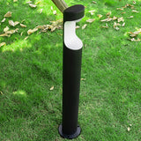 Modern Black Aluminum Outdoor Pathway Light IP65 Waterproof LED Garden Lawn Lamp