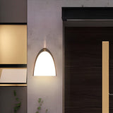 Modern Black Aluminum Outdoor Wall Sconce LED Waterproof Porch Light Garden Lighting Fixture