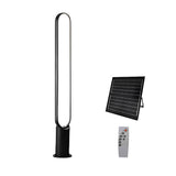 Modern Black Aluminum Solar Pathway Lights IP65 Waterproof LED Landscape Garden Path Lighting