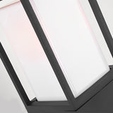 Modern Black Aluminum Square Outdoor Bollard Light for Path and Garden Illumination
