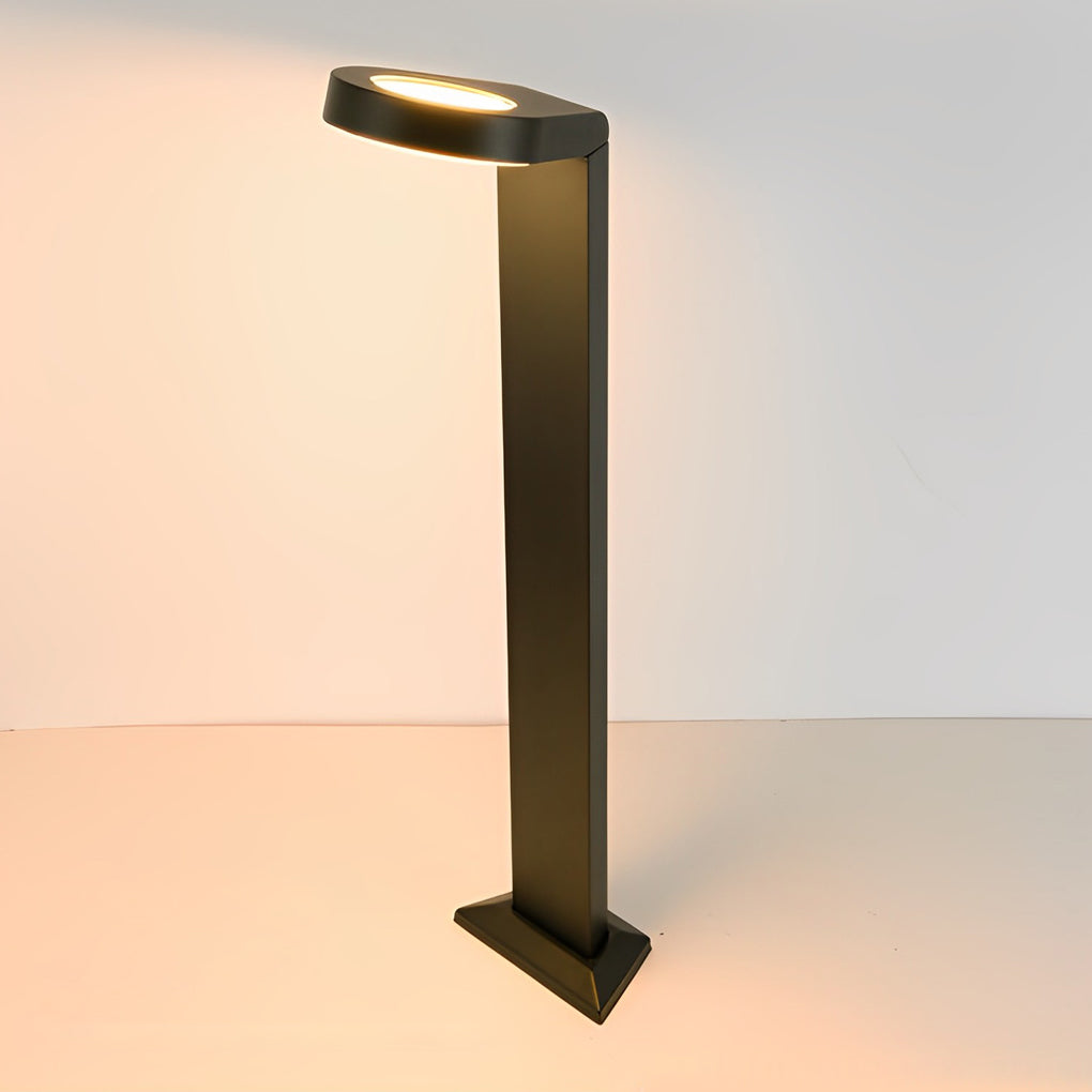 Modern Black Aluminum Waterproof LED Lawn Lamp for Outdoor Garden Path Lighting