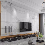 Modern Black and Gold Cylinder LED Pendant Light for Kitchen Island and Dining Room