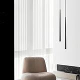 Modern Black Conical Tube Pendant Light COB LED Nordic Hanging Lamp for Dining Room