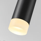 Modern Black Conical Tube Pendant Light COB LED Nordic Hanging Lamp for Dining Room