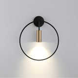 Modern Black Geometric Adjustable Wall Sconce for Bedside and Reading Nooks
