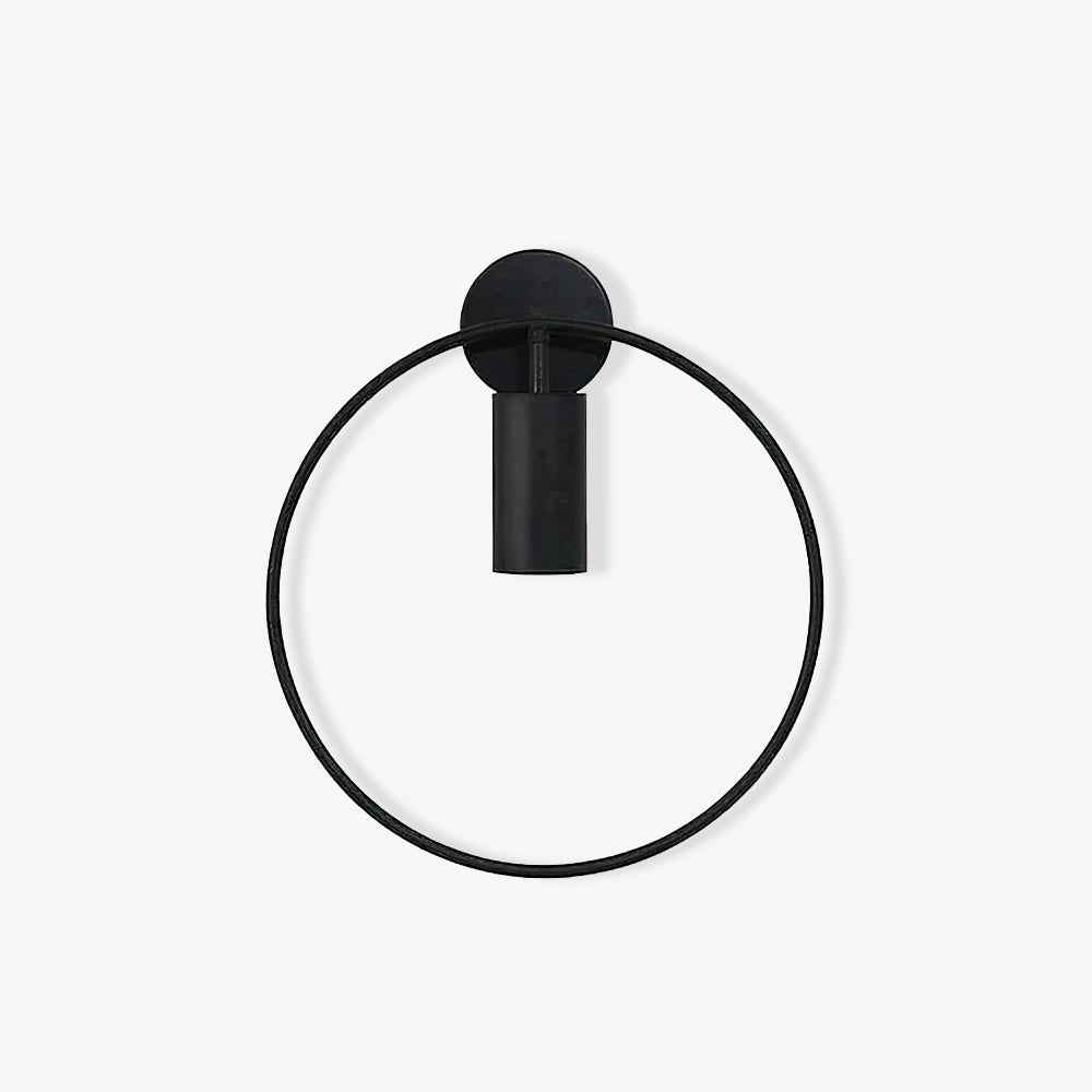 Modern Black Geometric Adjustable Wall Sconce for Bedside and Reading Nooks