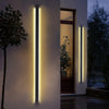Modern Black IP65 Waterproof LED Long Strip Outdoor Wall Sconce for Porch and Exterior Lighting