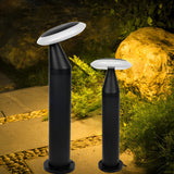 Modern Black LED Mushroom Pathway Light Waterproof Outdoor Aluminum Landscape Lawn Lamp