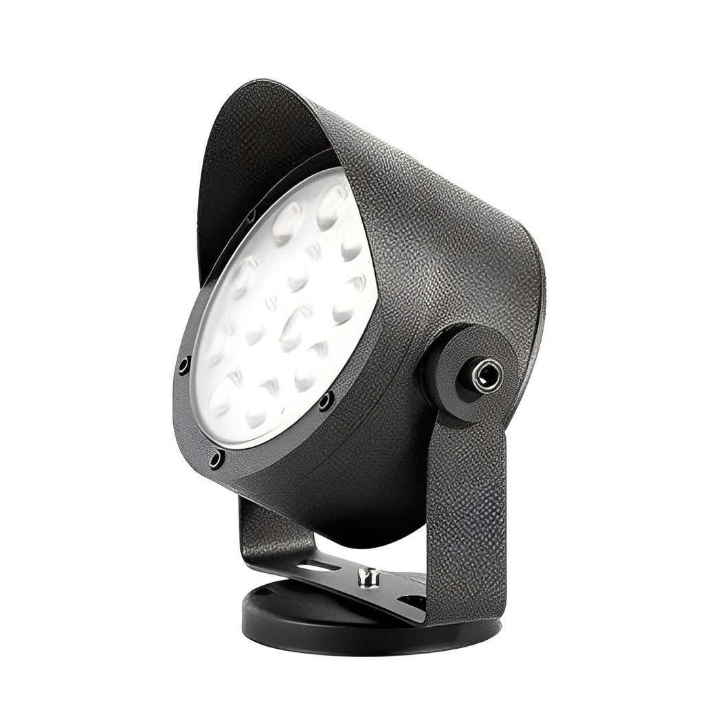 Modern Black LED Outdoor Landscape Spotlight 24W Adjustable IP65 Waterproof Yard Light