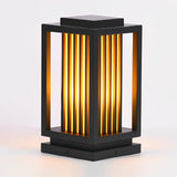 Modern Black LED Outdoor Path Light IP65 Waterproof Minimalist Garden Lawn Lamp for Villa Walkways