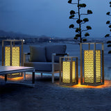 Modern Black LED Outdoor Path Light Waterproof Landscape Garden Lawn Lamp Warm White Lighting
