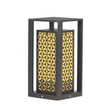 Modern Black LED Outdoor Path Light Waterproof Landscape Garden Lawn Lamp Warm White Lighting