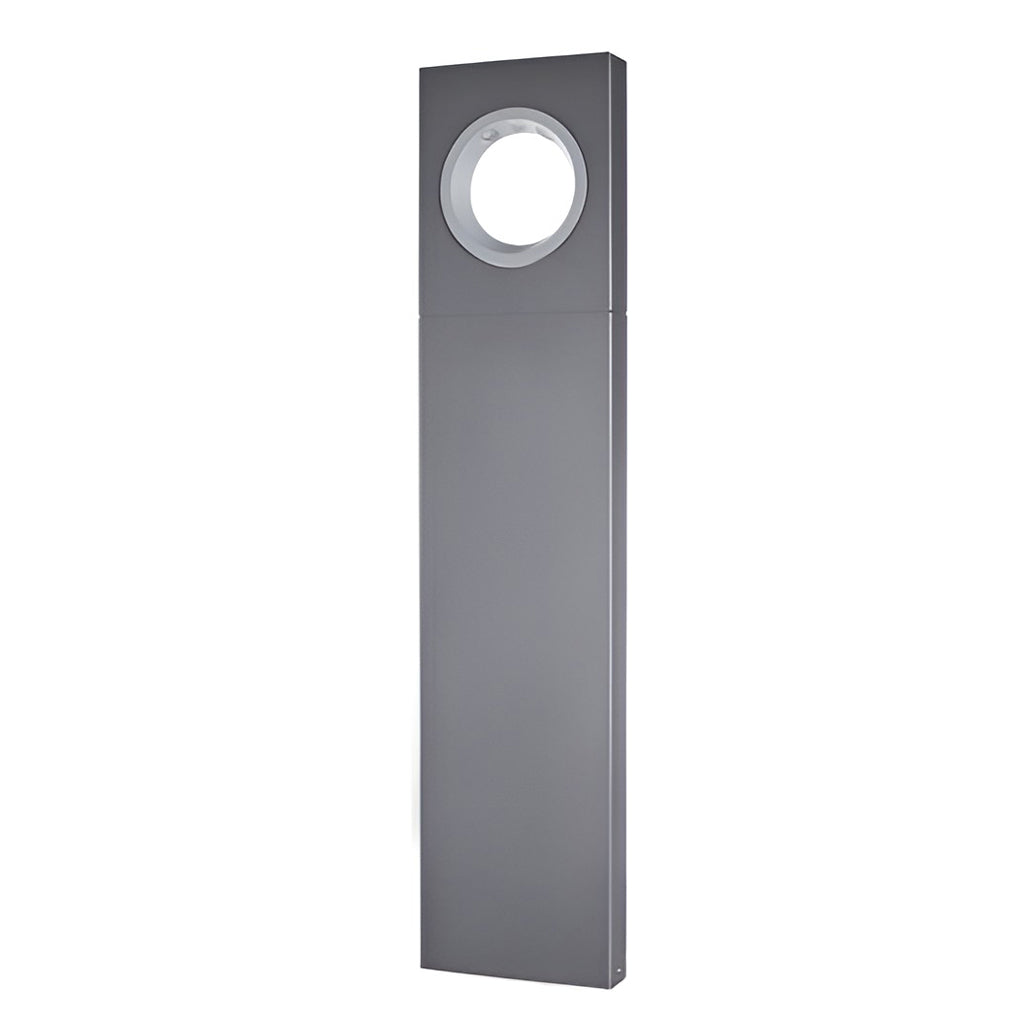Modern Black LED Outdoor Pathway Lighting 7W Waterproof Landscape Post Lights for Garden and Villa