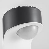 Modern Black LED Outdoor Wall Light Waterproof Aluminum Exterior Sconce for Garden Balcony