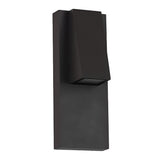 Modern Black LED Outdoor Wall Light Waterproof Rectangle Sconce for Porch and Patio