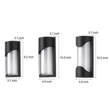 Modern Black LED Outdoor Wall Sconce Waterproof Exterior Porch Light for Balcony and Courtyard