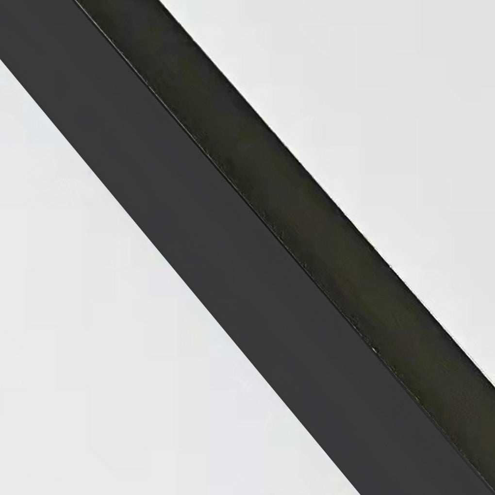 Modern Black LED Outdoor Wall Sconce Waterproof Linear Porch Light for Garden and Patio