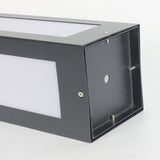 Modern Black LED Solar Pathway Lights Waterproof Outdoor Garden Lawn Lamp