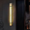 Modern Black Long Strip Outdoor Wall Light Waterproof IP65 LED Sconce for Villa Yard and Garden