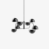 Modern Black Metal Penta Electrolier Chandelier for Contemporary Interior Lighting