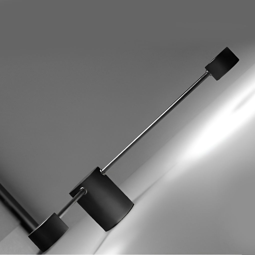 Modern Black Minimalist Linear LED Wall Sconce Nordic Artistic Light for Living Room