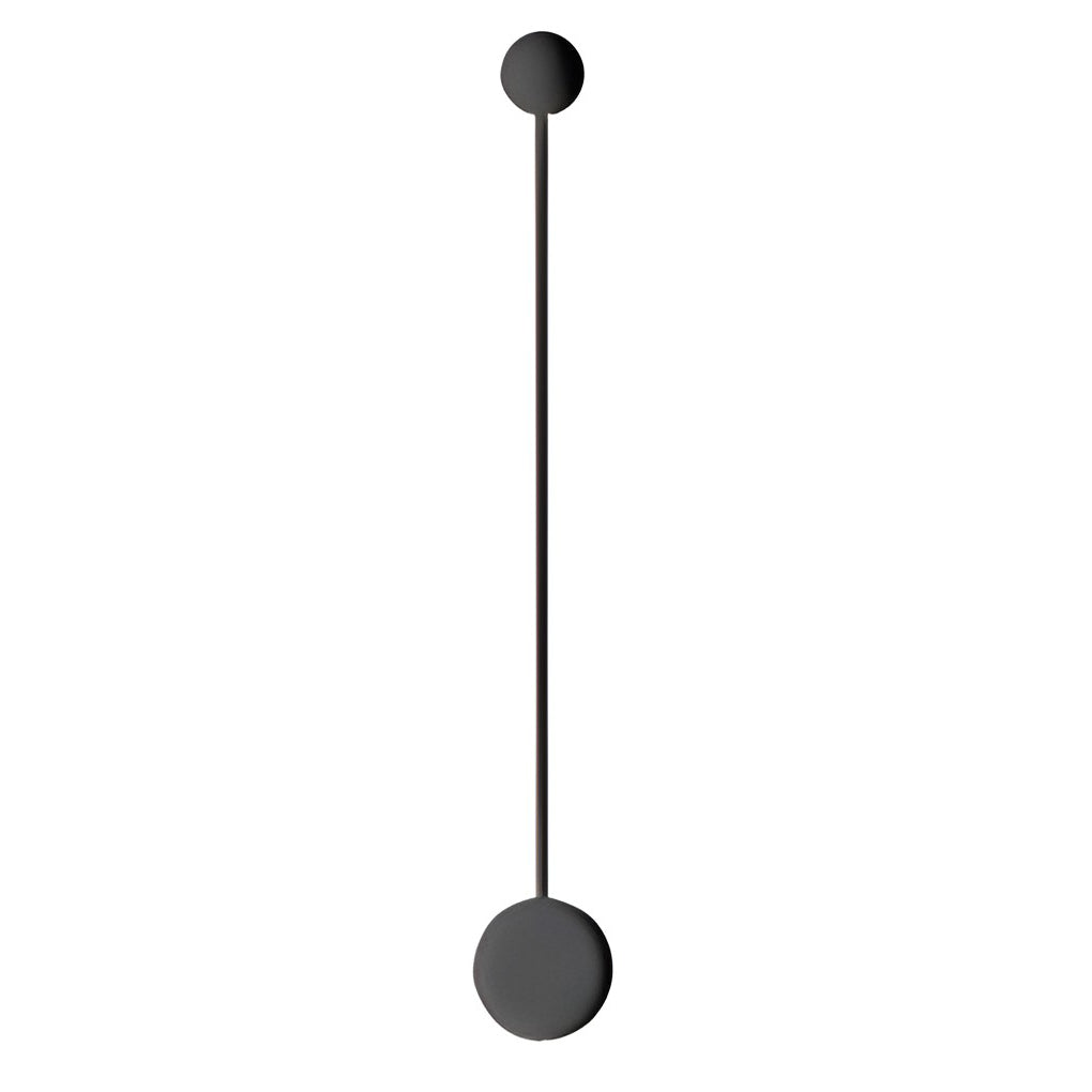 Modern Black Minimalist Linear LED Wall Sconce Nordic Artistic Light for Living Room