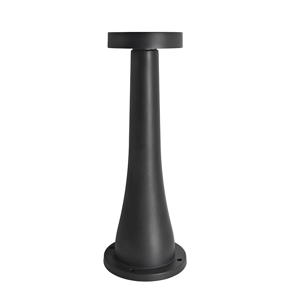 Modern Black Mushroom LED Landscape Path Light Waterproof Aluminum Outdoor Garden Bollard