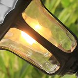 Modern Black Outdoor Lawn Light Waterproof Garden Pathway Lamp for Yard and Villa