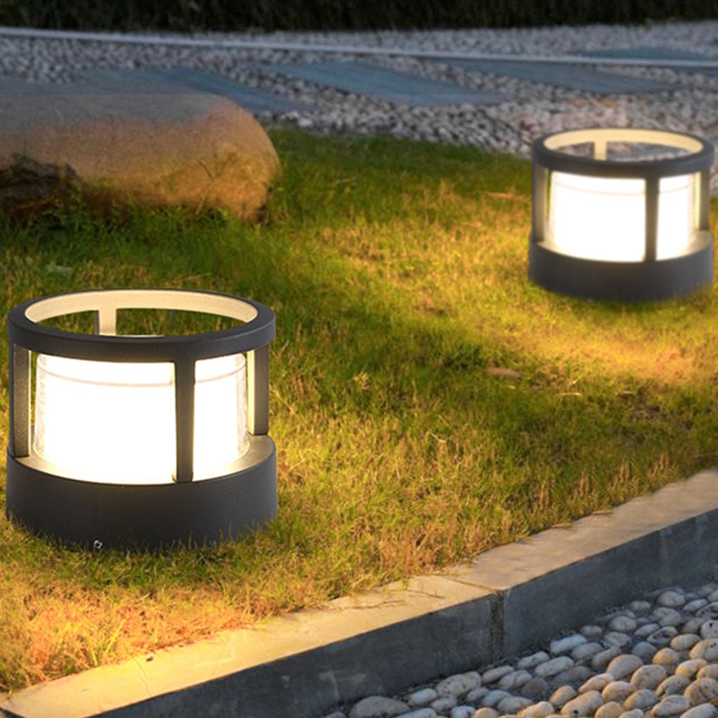Modern Black Outdoor LED Path Light Waterproof IP65 Landscape Lighting for Garden Courtyard and Villa