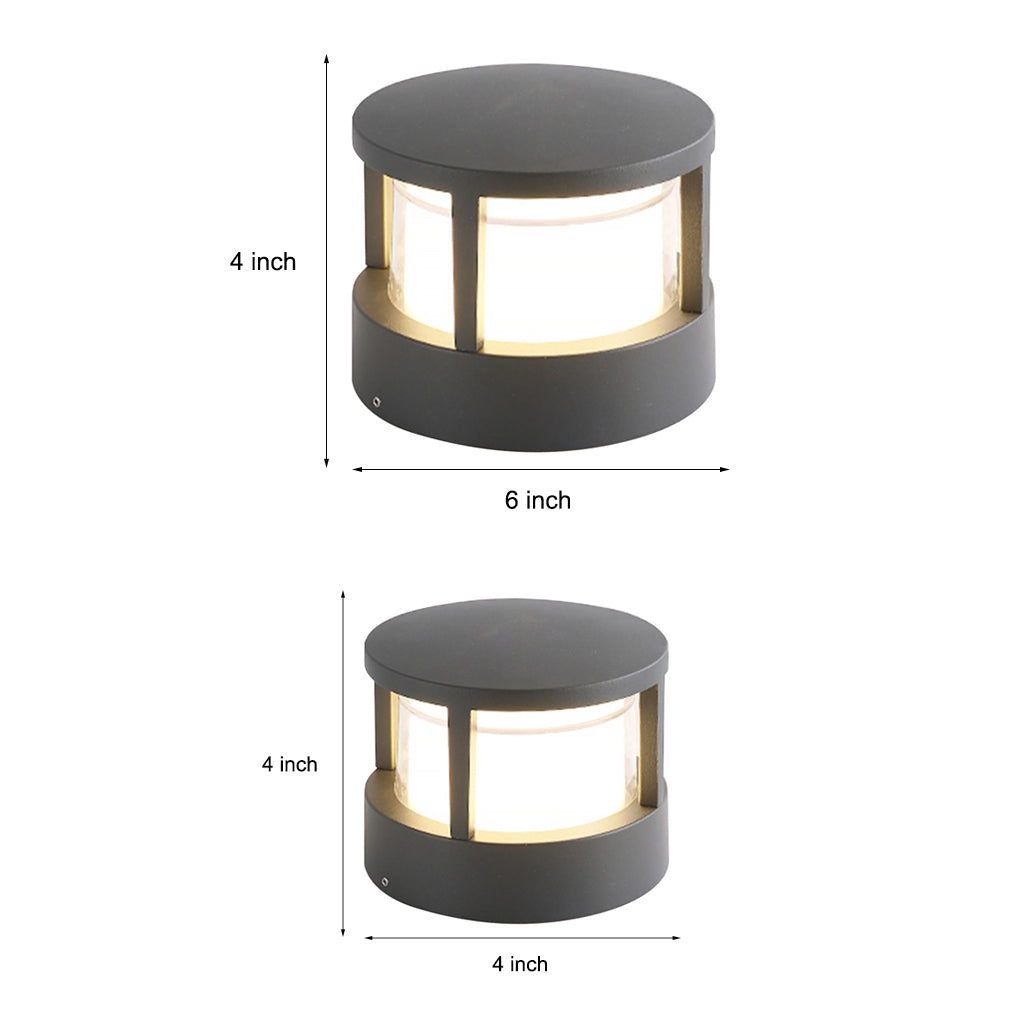 Modern Black Outdoor LED Path Light Waterproof IP65 Landscape Lighting for Garden Courtyard and Villa