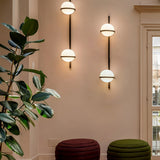 Modern Black Outdoor LED Sconce with Creative Flowerpot Waterproof Garden Wall Light Fixture
