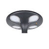Modern Black Outdoor LED Solar Street Light Waterproof Aluminum Lamp Post for Residential Paths and Gardens