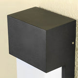Modern Black Outdoor LED Wall Light Waterproof 10W Aluminum Porch Sconce Fixture