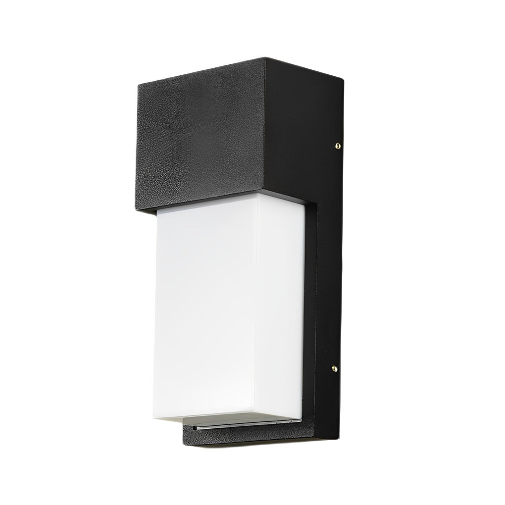 Modern Black Outdoor LED Wall Light Waterproof 10W Aluminum Porch Sconce Fixture