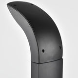 Modern Black Outdoor Pathway Lights Waterproof IP65 COB LED Garden Landscape Bollard Lighting