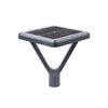 Modern Black Outdoor Solar Lamp Post Light Waterproof LED Street Lighting for Garden Path