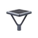 Modern Black Outdoor Solar Lamp Post Light Waterproof LED Street Lighting for Garden Path