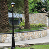 Modern Black Outdoor Street Light Waterproof LED Post Lamp for Garden and Lawn