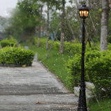 Modern Black Outdoor Street Light Waterproof LED Post Lamp for Garden and Lawn