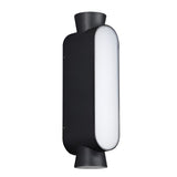 Modern Black Outdoor Wall Sconce IP65 Waterproof LED Up and Down Exterior Aluminum Light Fixture