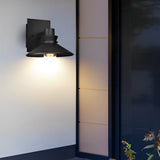 Modern Black Outdoor Wall Sconce Waterproof European Style Exterior Lighting Fixture