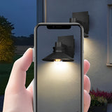 Modern Black Outdoor Wall Sconce Waterproof European Style Exterior Lighting Fixture