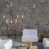 Modern Black Reed LED Landscape Path Light Waterproof Outdoor Lawn Garden Pathway Lighting