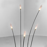 Modern Black Reed LED Landscape Path Light Waterproof Outdoor Lawn Garden Pathway Lighting