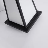 Modern Black Retro LED Outdoor Lantern Waterproof Pathway Garden Light for Patios and Lawns