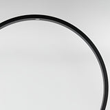 Modern Black Ring LED Landscape Pathway Lighting Waterproof Outdoor Circular Lawn Lamp